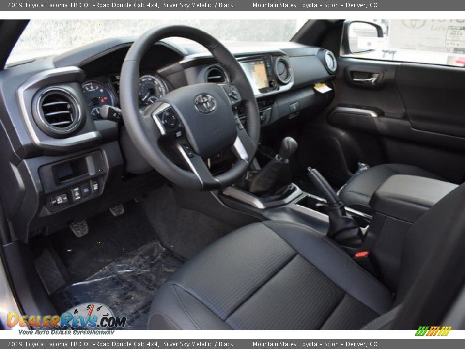 Black Interior - 2019 Toyota Tacoma TRD Off-Road Double Cab 4x4 Photo #5
