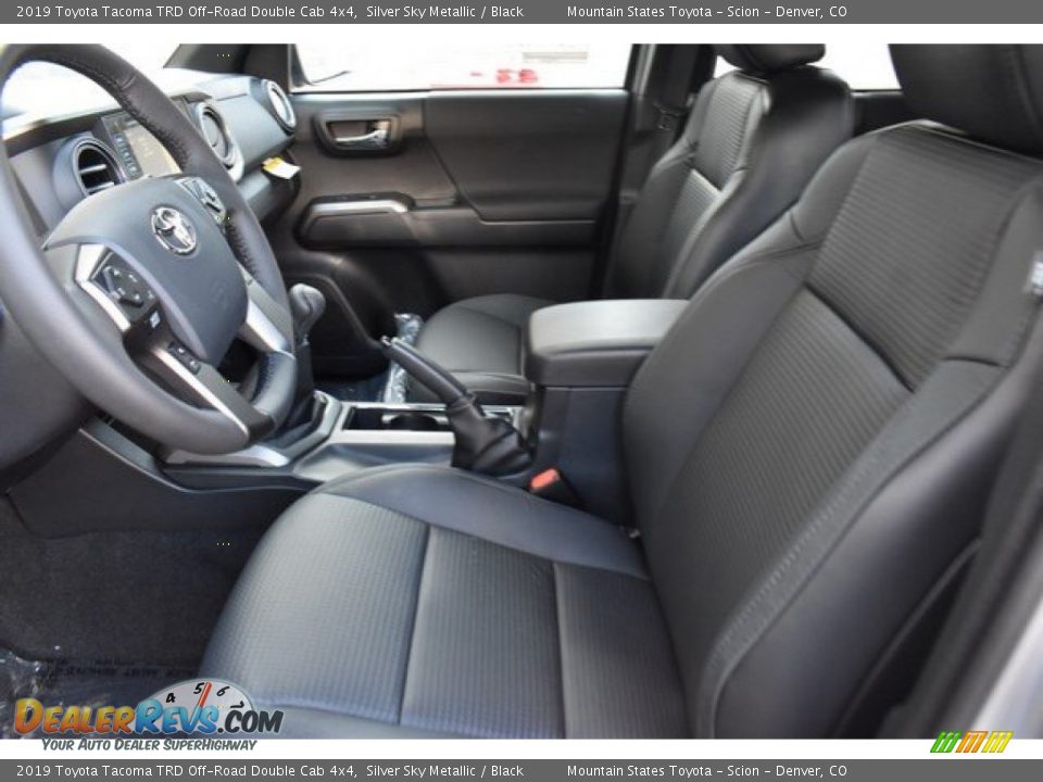 Front Seat of 2019 Toyota Tacoma TRD Off-Road Double Cab 4x4 Photo #6