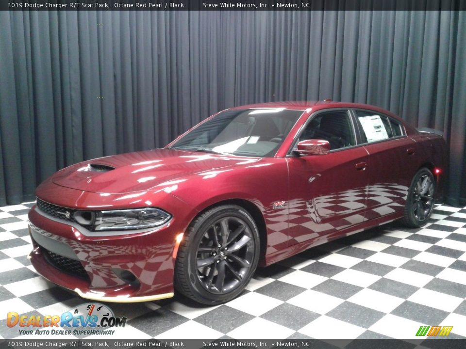 2019 Dodge Charger R/T Scat Pack Octane Red Pearl / Black Photo #2