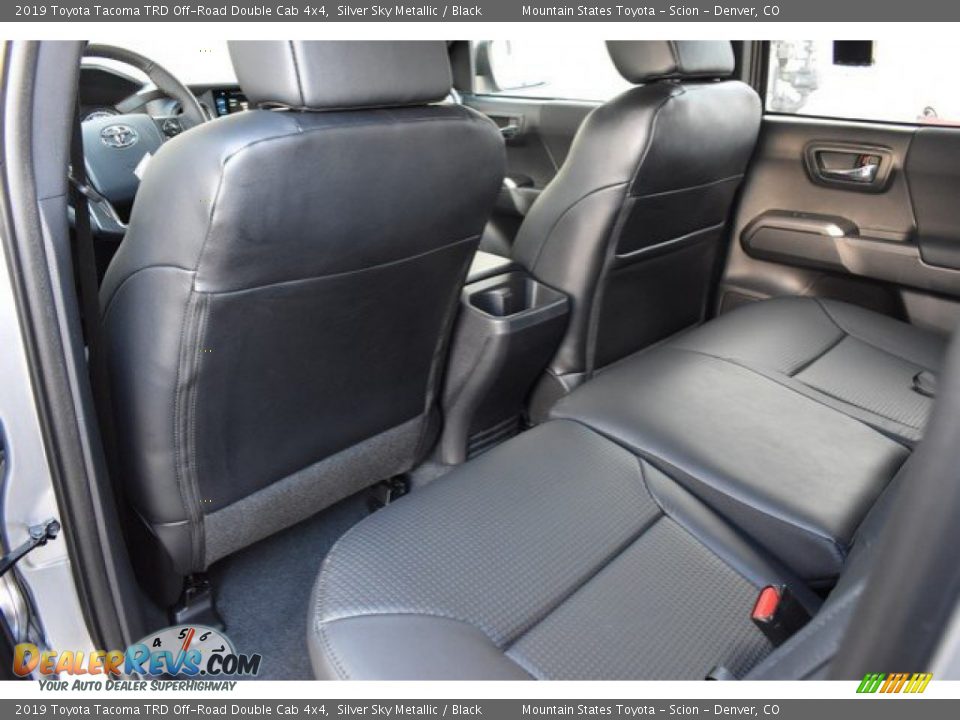 Rear Seat of 2019 Toyota Tacoma TRD Off-Road Double Cab 4x4 Photo #14