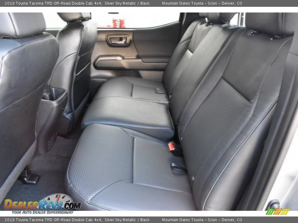 Rear Seat of 2019 Toyota Tacoma TRD Off-Road Double Cab 4x4 Photo #15