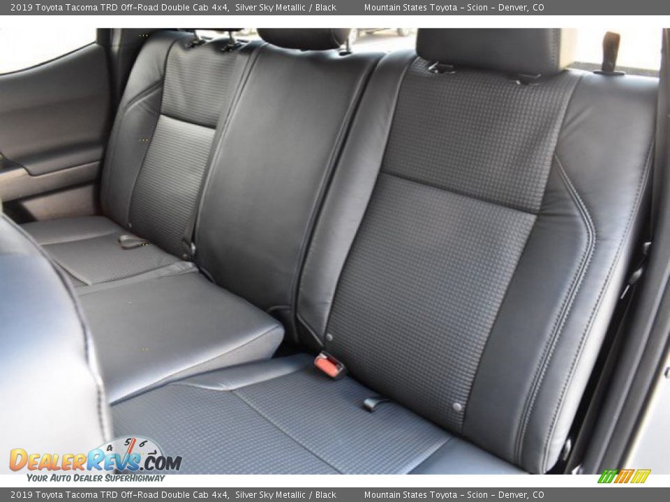 Rear Seat of 2019 Toyota Tacoma TRD Off-Road Double Cab 4x4 Photo #16
