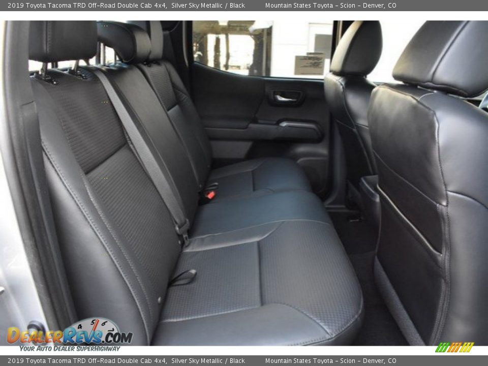 Rear Seat of 2019 Toyota Tacoma TRD Off-Road Double Cab 4x4 Photo #18