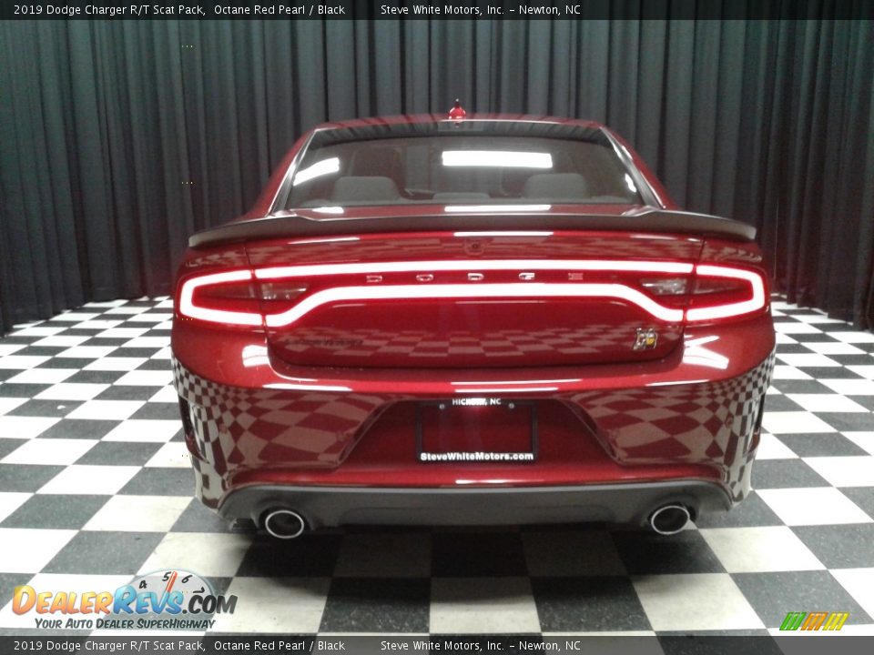 2019 Dodge Charger R/T Scat Pack Octane Red Pearl / Black Photo #7