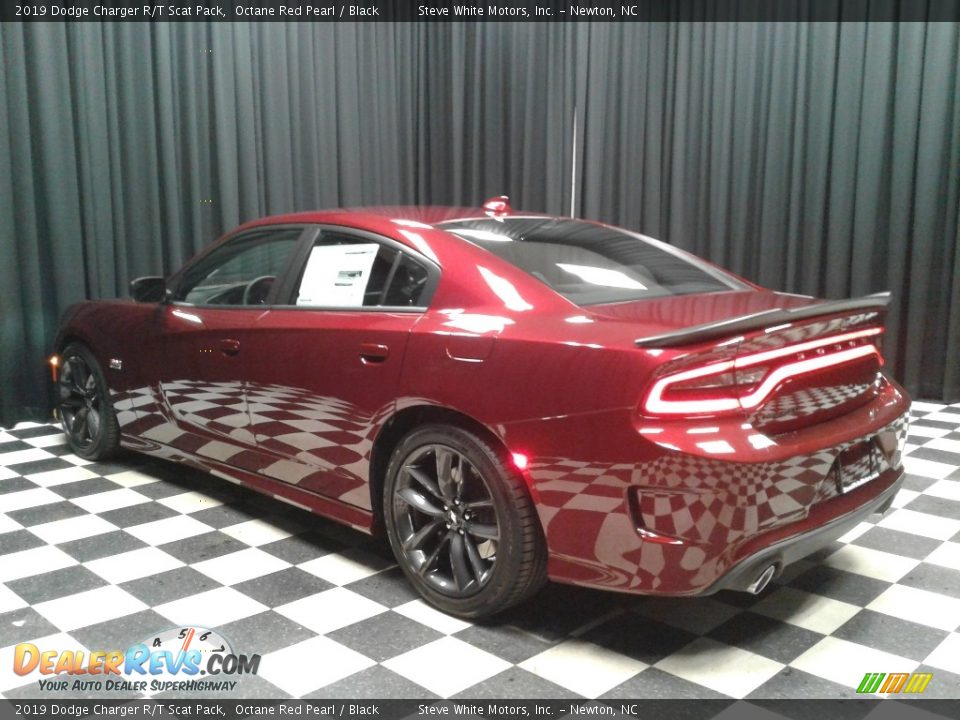 2019 Dodge Charger R/T Scat Pack Octane Red Pearl / Black Photo #8