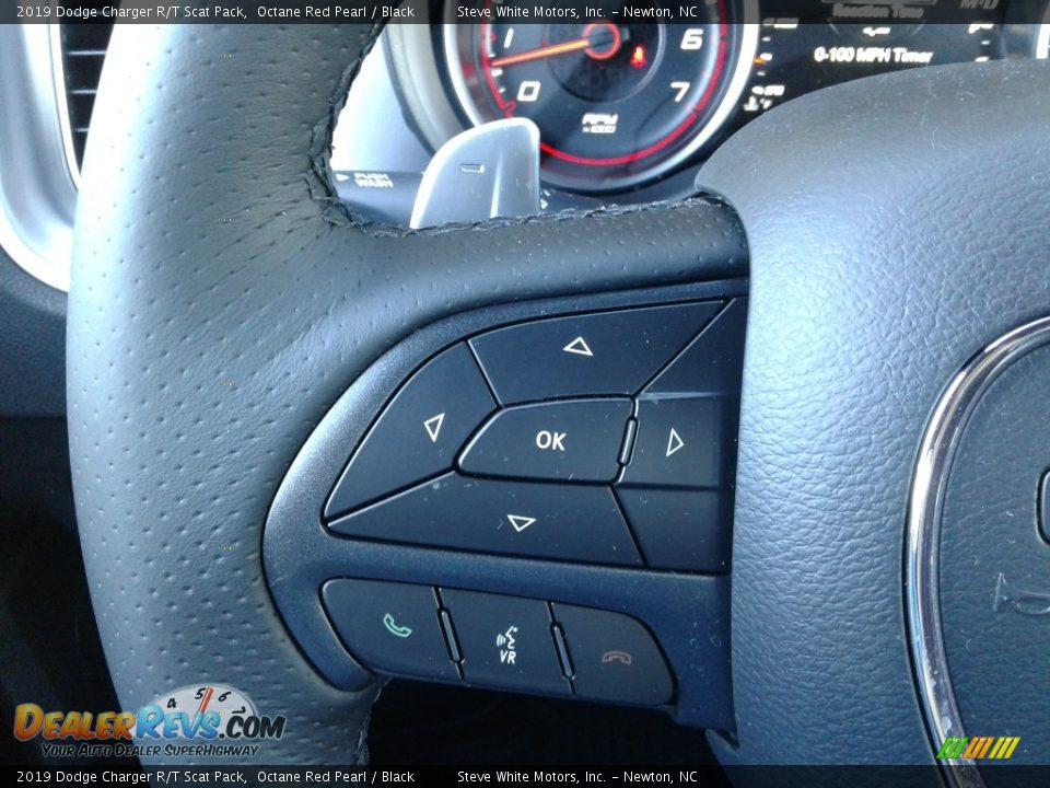 2019 Dodge Charger R/T Scat Pack Octane Red Pearl / Black Photo #17