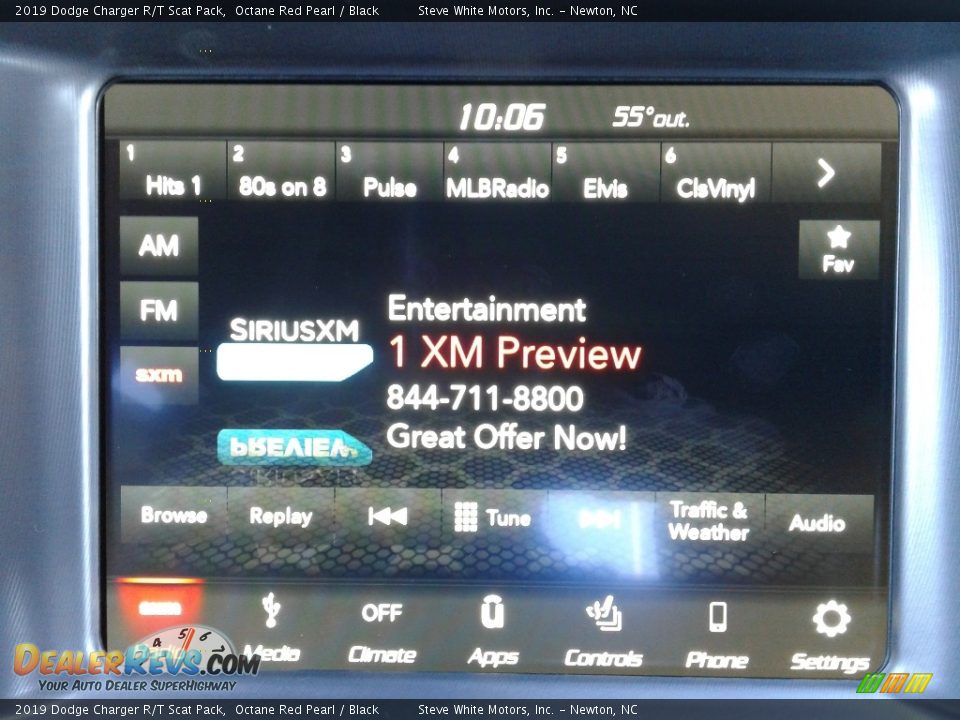 2019 Dodge Charger R/T Scat Pack Octane Red Pearl / Black Photo #21