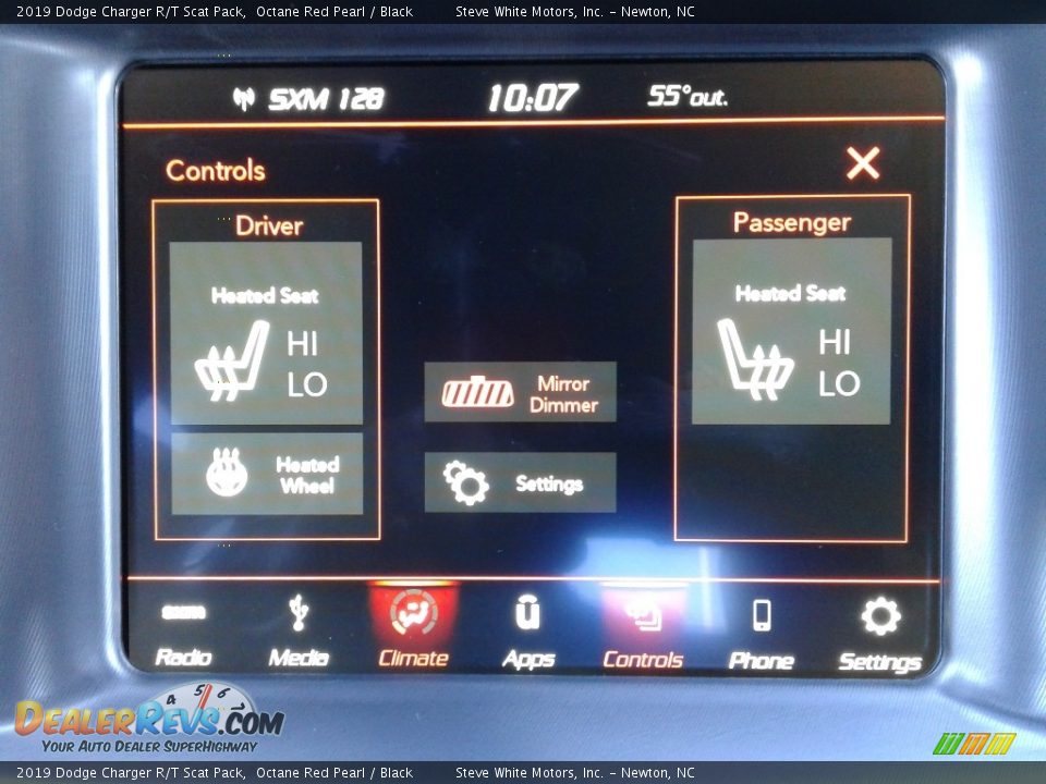 2019 Dodge Charger R/T Scat Pack Octane Red Pearl / Black Photo #24