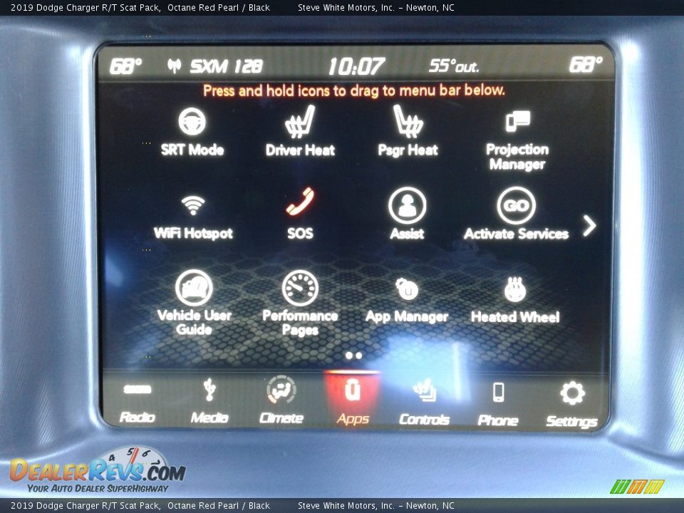 2019 Dodge Charger R/T Scat Pack Octane Red Pearl / Black Photo #25