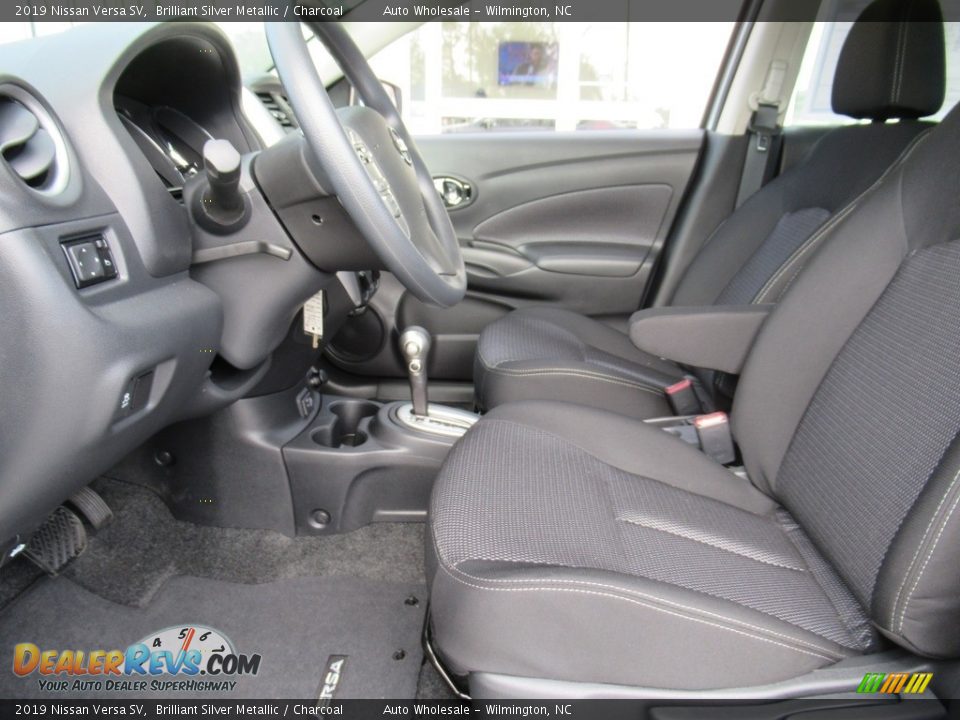 2019 Nissan Versa SV Brilliant Silver Metallic / Charcoal Photo #11