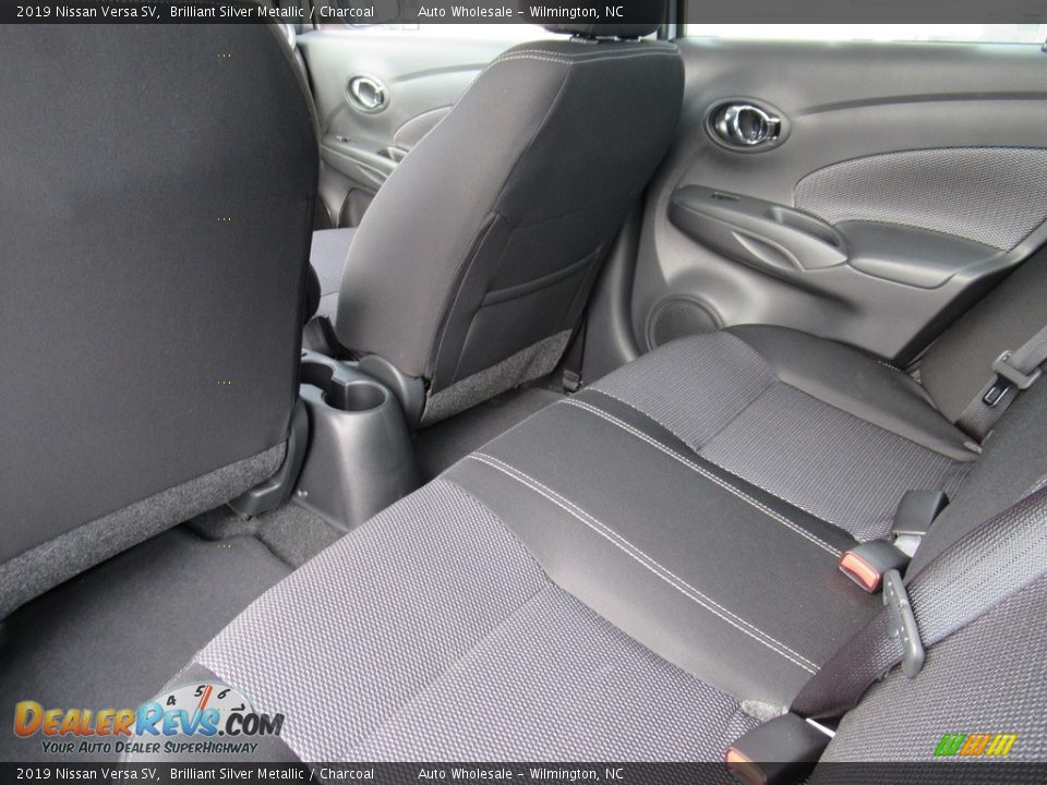 2019 Nissan Versa SV Brilliant Silver Metallic / Charcoal Photo #12