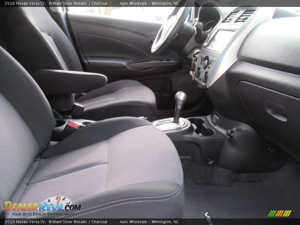 2019 Nissan Versa SV Brilliant Silver Metallic / Charcoal Photo #13