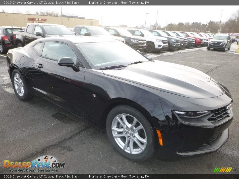 2019 Chevrolet Camaro LT Coupe Black / Jet Black Photo #7
