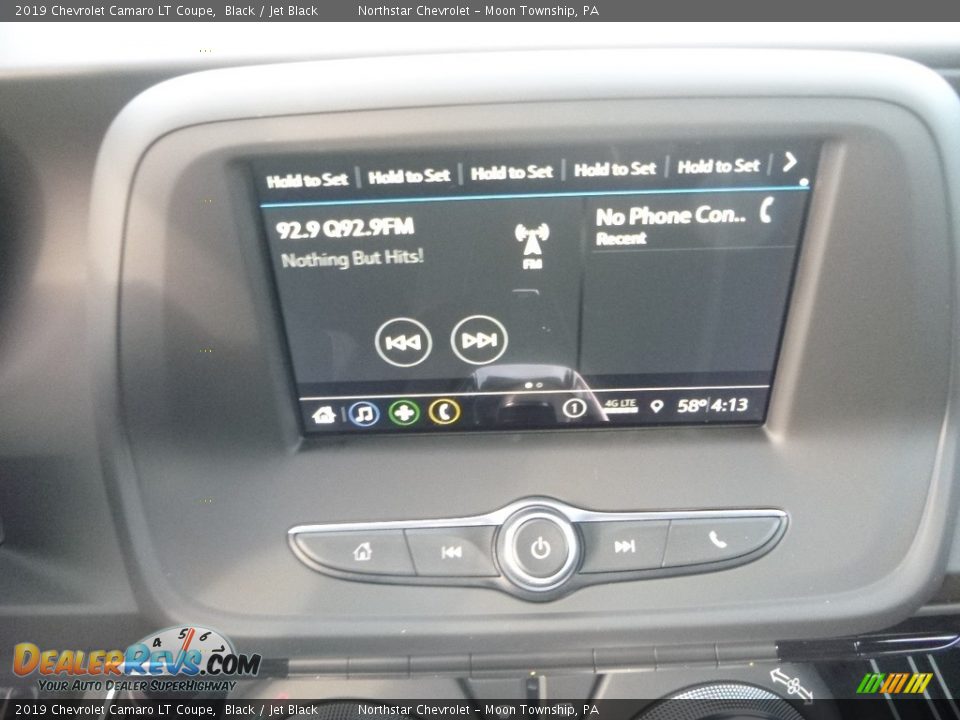 2019 Chevrolet Camaro LT Coupe Black / Jet Black Photo #16