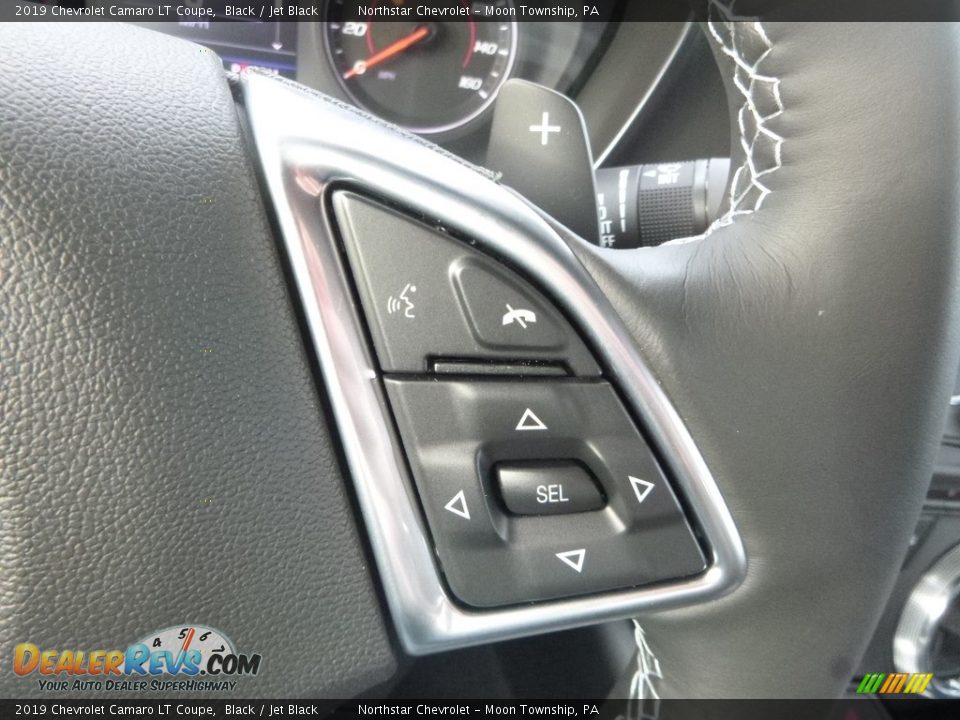 2019 Chevrolet Camaro LT Coupe Black / Jet Black Photo #19