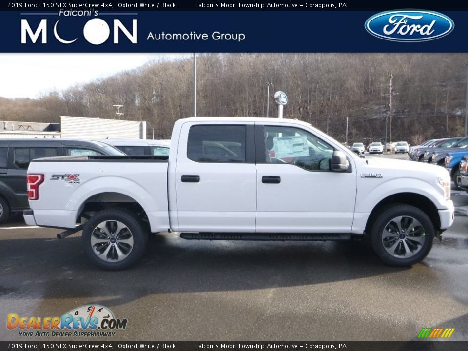 2019 Ford F150 STX SuperCrew 4x4 Oxford White / Black Photo #1