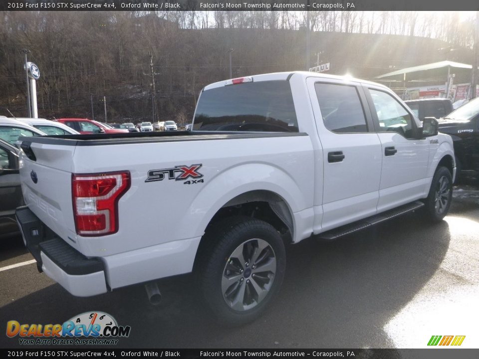 2019 Ford F150 STX SuperCrew 4x4 Oxford White / Black Photo #2