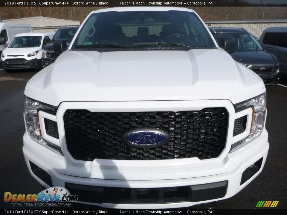2019 Ford F150 STX SuperCrew 4x4 Oxford White / Black Photo #4