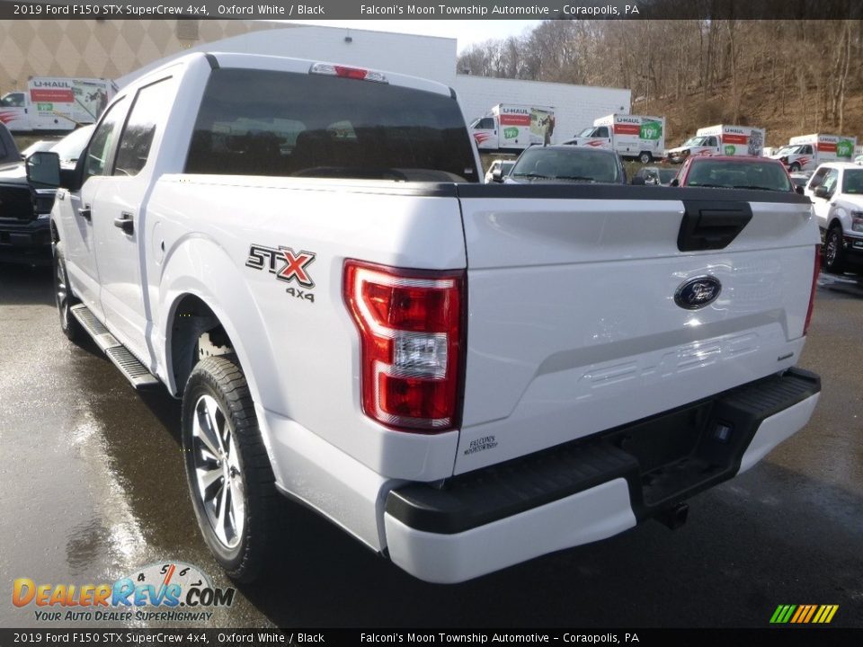 2019 Ford F150 STX SuperCrew 4x4 Oxford White / Black Photo #6