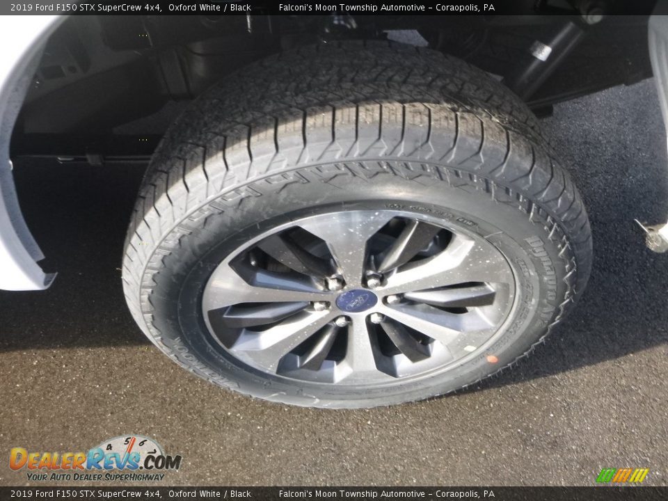 2019 Ford F150 STX SuperCrew 4x4 Oxford White / Black Photo #7