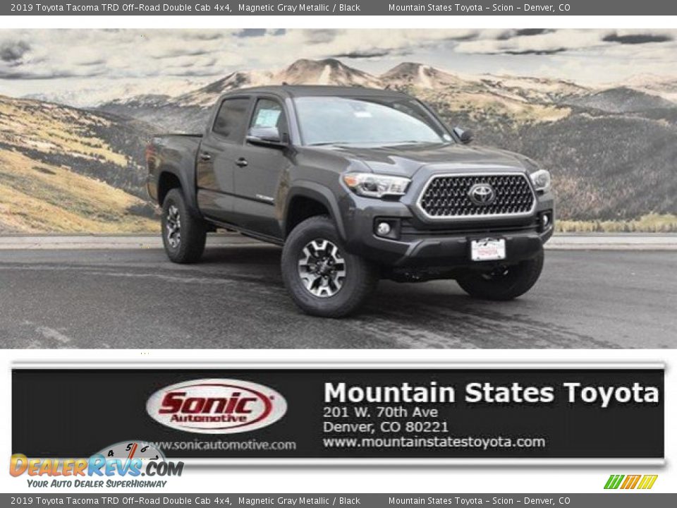 2019 Toyota Tacoma TRD Off-Road Double Cab 4x4 Magnetic Gray Metallic / Black Photo #1