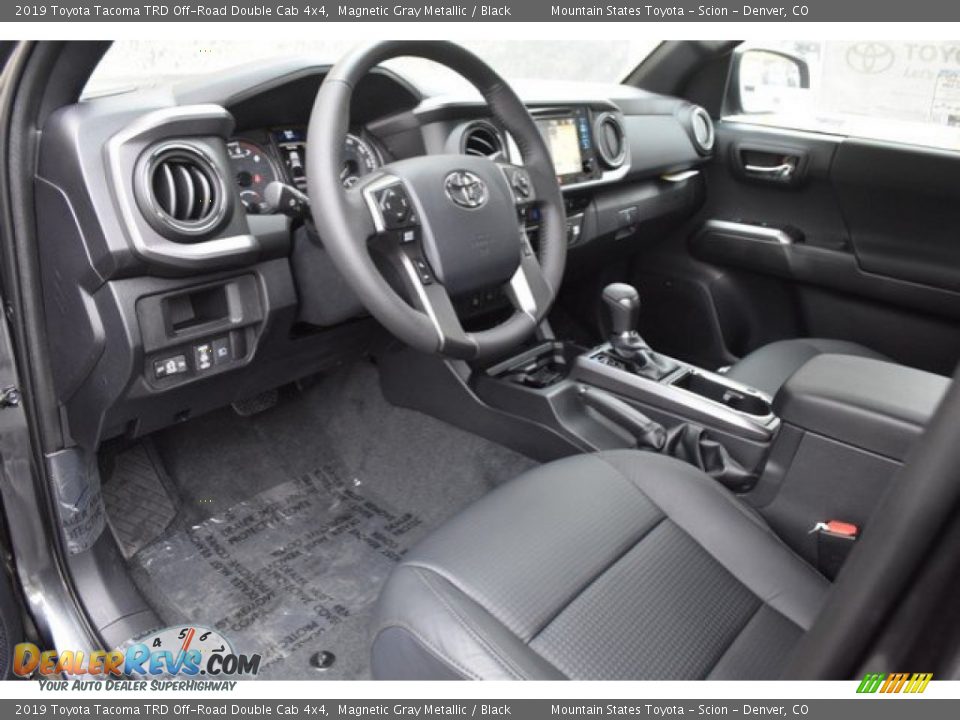 Black Interior - 2019 Toyota Tacoma TRD Off-Road Double Cab 4x4 Photo #5
