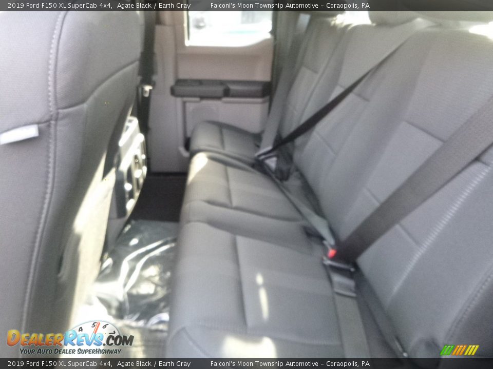 2019 Ford F150 XL SuperCab 4x4 Agate Black / Earth Gray Photo #12