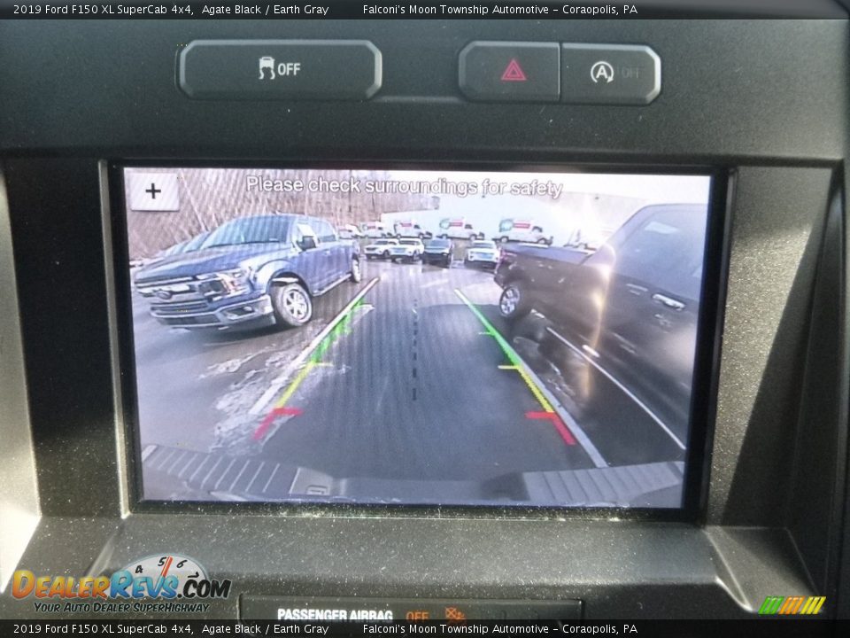 2019 Ford F150 XL SuperCab 4x4 Agate Black / Earth Gray Photo #15