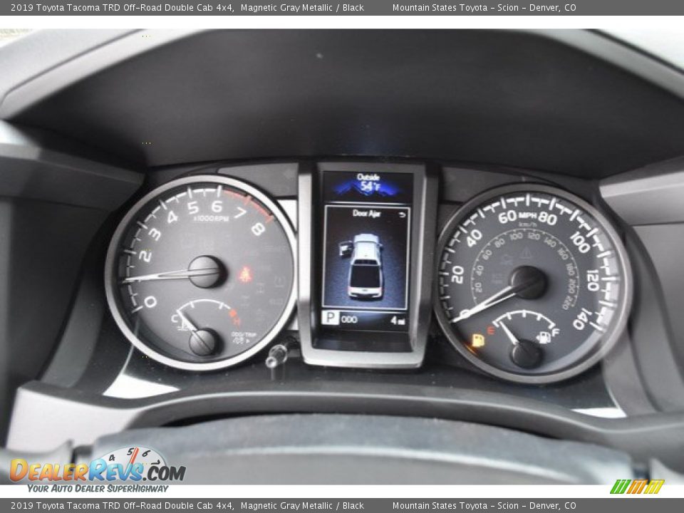 2019 Toyota Tacoma TRD Off-Road Double Cab 4x4 Magnetic Gray Metallic / Black Photo #28