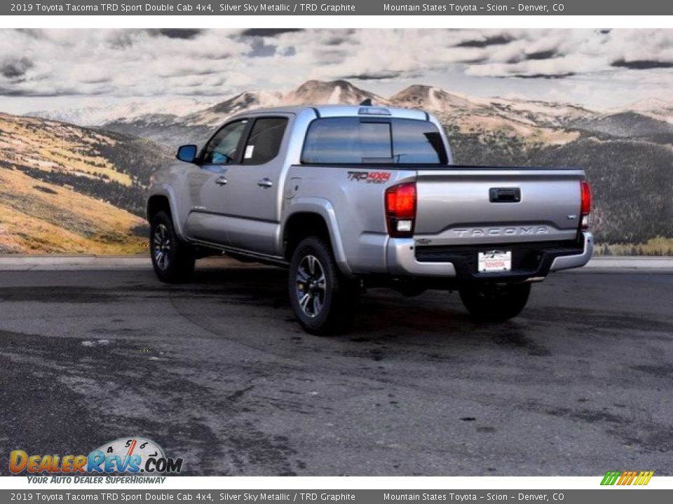 2019 Toyota Tacoma TRD Sport Double Cab 4x4 Silver Sky Metallic / TRD Graphite Photo #3