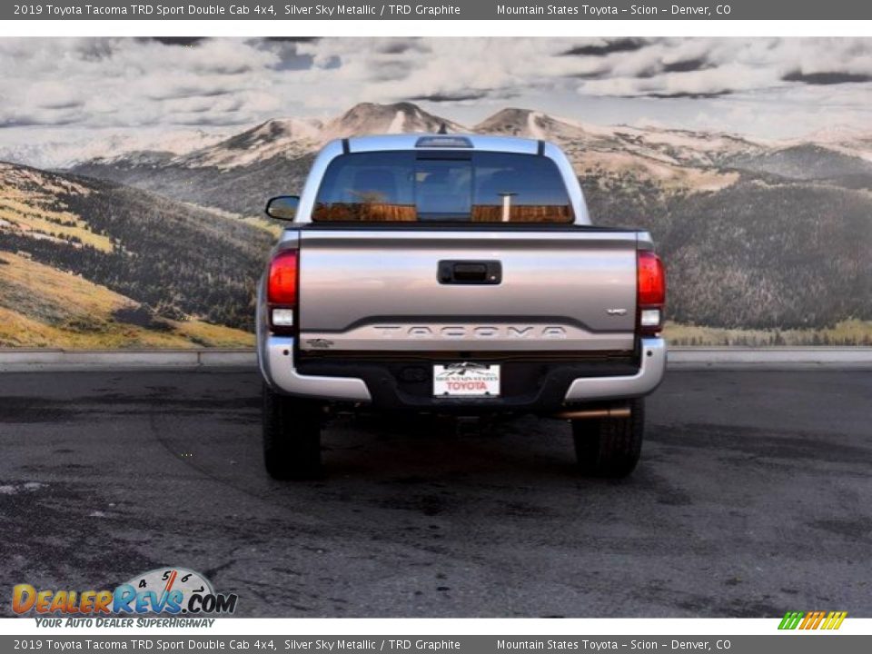 2019 Toyota Tacoma TRD Sport Double Cab 4x4 Silver Sky Metallic / TRD Graphite Photo #4