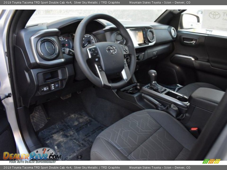 TRD Graphite Interior - 2019 Toyota Tacoma TRD Sport Double Cab 4x4 Photo #5