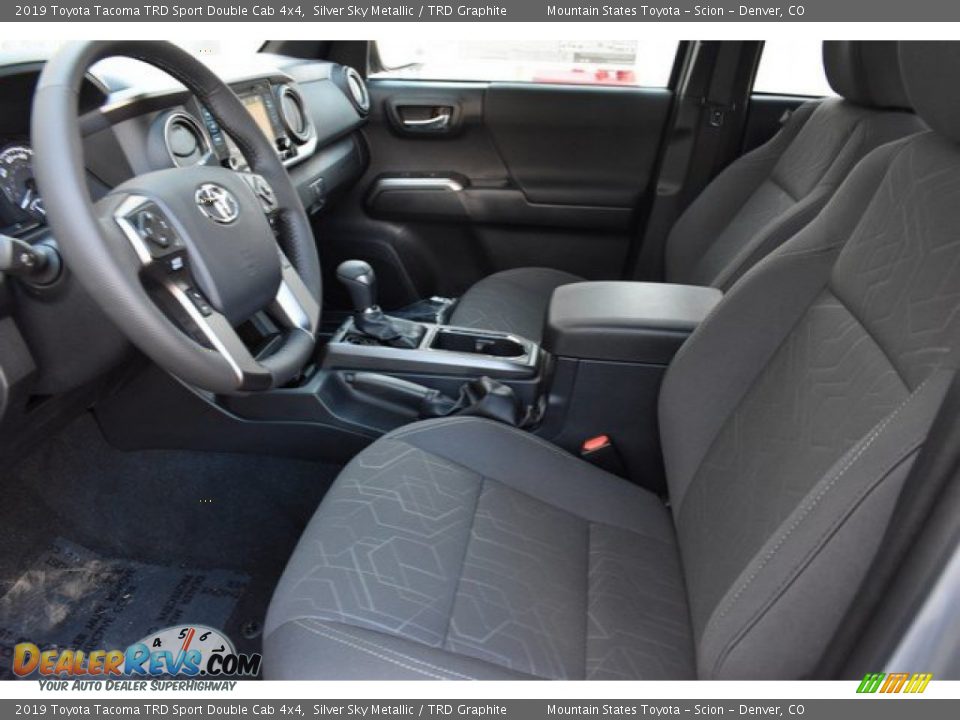 Front Seat of 2019 Toyota Tacoma TRD Sport Double Cab 4x4 Photo #6