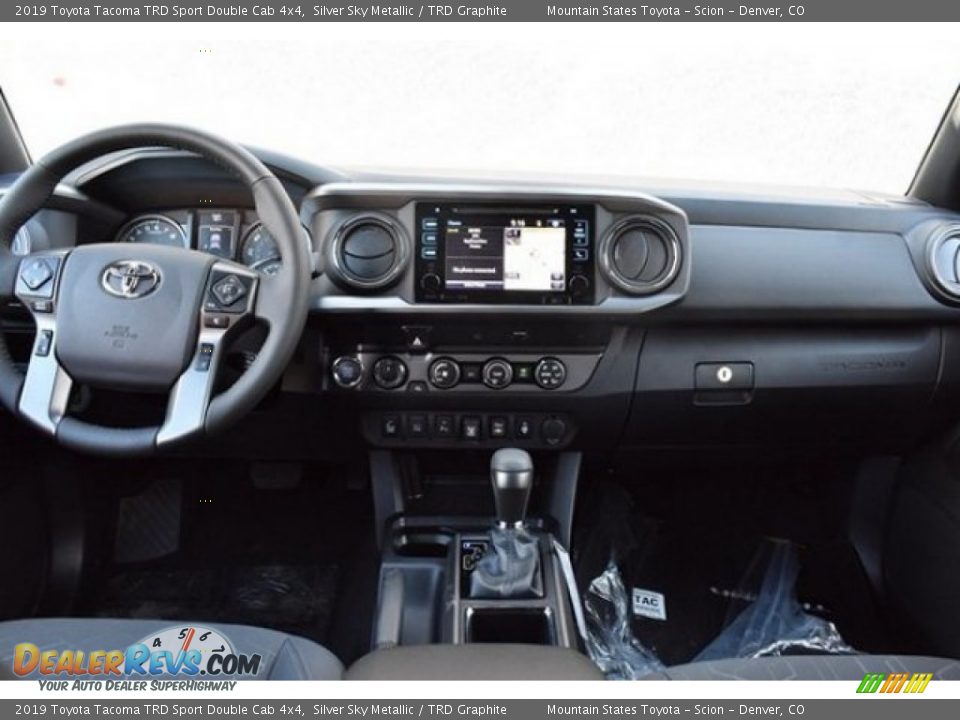 2019 Toyota Tacoma TRD Sport Double Cab 4x4 Silver Sky Metallic / TRD Graphite Photo #8