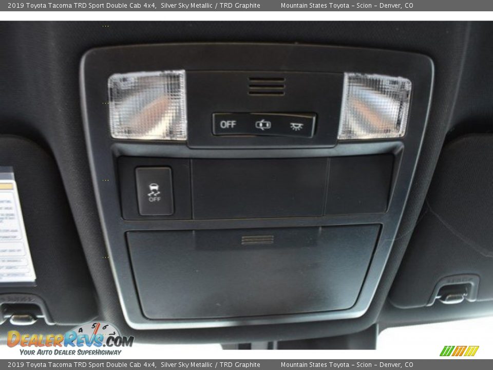 2019 Toyota Tacoma TRD Sport Double Cab 4x4 Silver Sky Metallic / TRD Graphite Photo #9