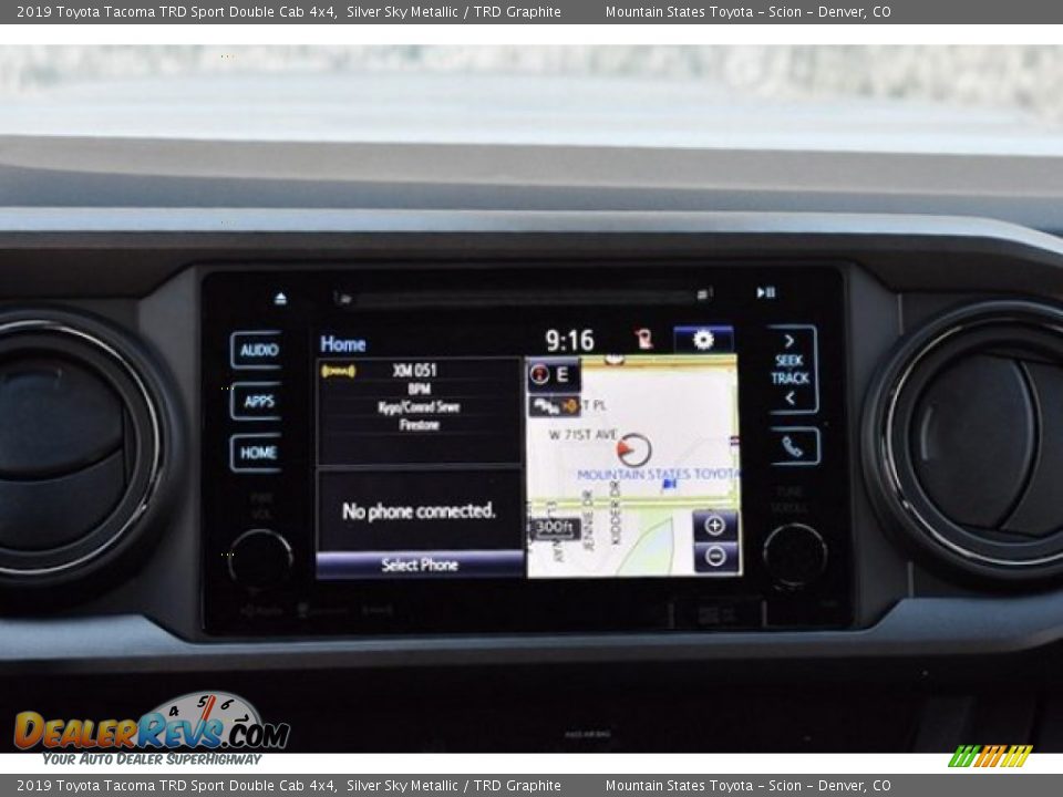 2019 Toyota Tacoma TRD Sport Double Cab 4x4 Silver Sky Metallic / TRD Graphite Photo #10