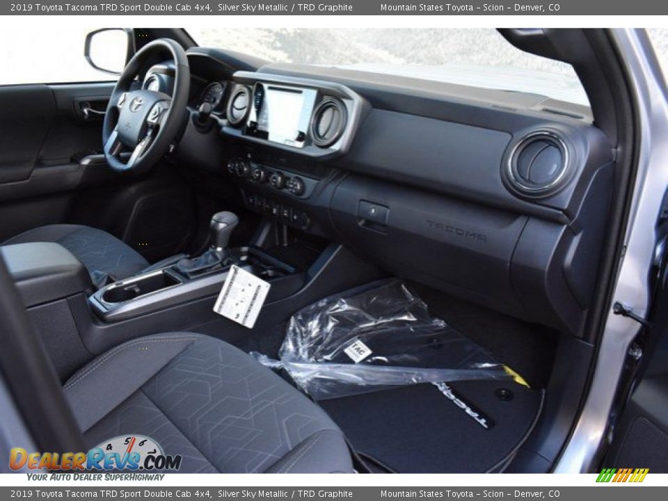 2019 Toyota Tacoma TRD Sport Double Cab 4x4 Silver Sky Metallic / TRD Graphite Photo #11