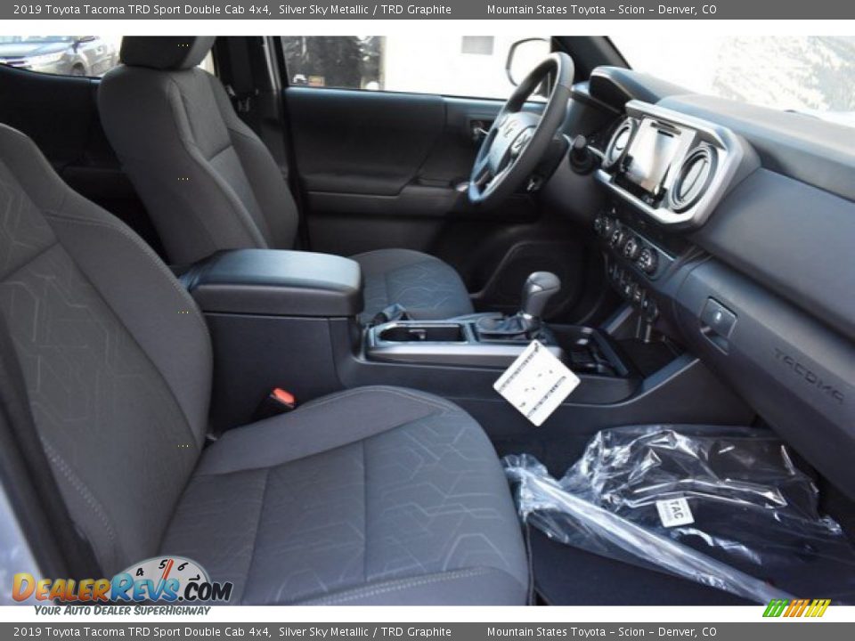 2019 Toyota Tacoma TRD Sport Double Cab 4x4 Silver Sky Metallic / TRD Graphite Photo #12
