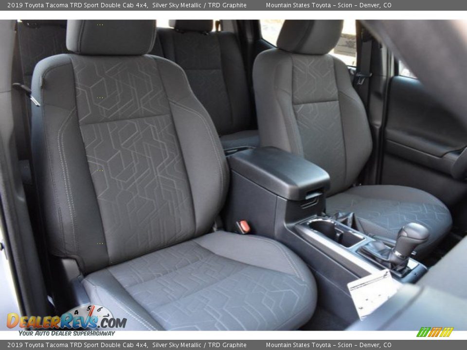 2019 Toyota Tacoma TRD Sport Double Cab 4x4 Silver Sky Metallic / TRD Graphite Photo #13