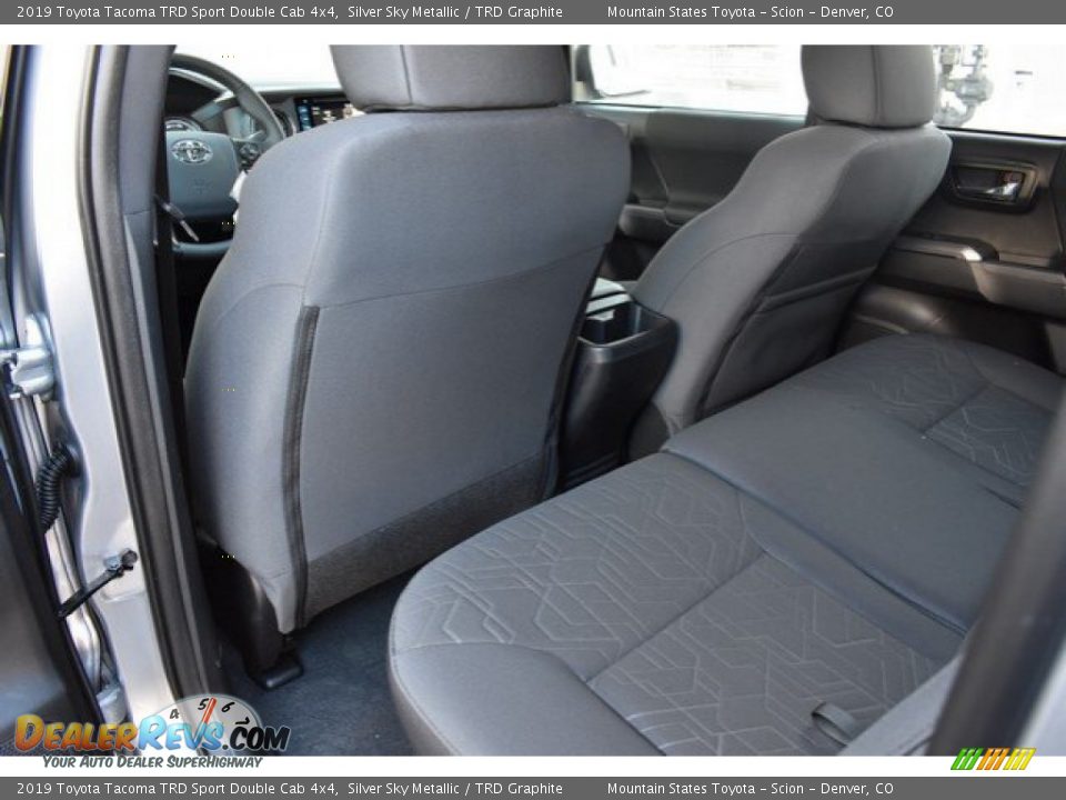 2019 Toyota Tacoma TRD Sport Double Cab 4x4 Silver Sky Metallic / TRD Graphite Photo #14