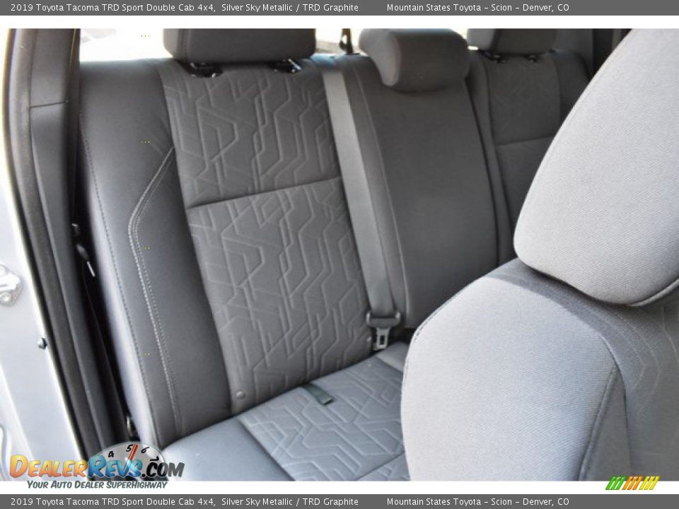 2019 Toyota Tacoma TRD Sport Double Cab 4x4 Silver Sky Metallic / TRD Graphite Photo #19