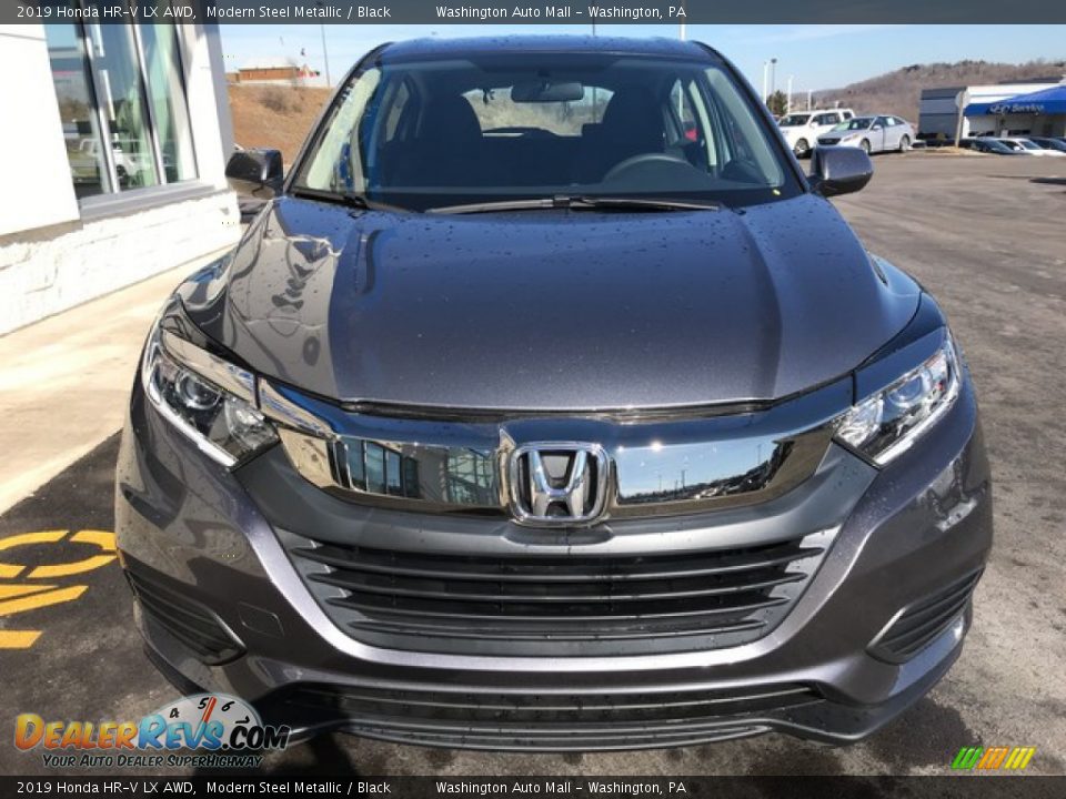 2019 Honda HR-V LX AWD Modern Steel Metallic / Black Photo #4