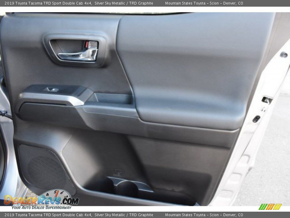 2019 Toyota Tacoma TRD Sport Double Cab 4x4 Silver Sky Metallic / TRD Graphite Photo #23
