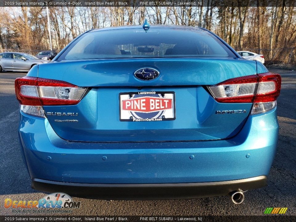 2019 Subaru Impreza 2.0i Limited 4-Door Island Blue Pearl / Black Photo #5
