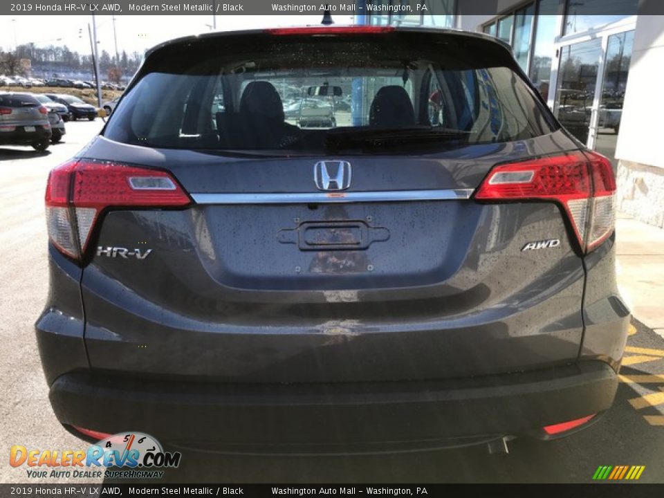 2019 Honda HR-V LX AWD Modern Steel Metallic / Black Photo #7
