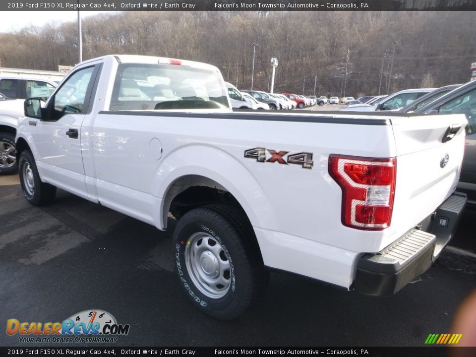 2019 Ford F150 XL Regular Cab 4x4 Oxford White / Earth Gray Photo #3