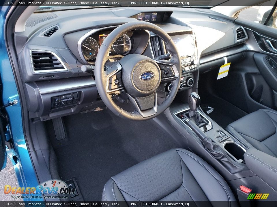 Black Interior - 2019 Subaru Impreza 2.0i Limited 4-Door Photo #8