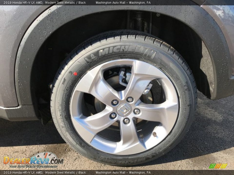 2019 Honda HR-V LX AWD Modern Steel Metallic / Black Photo #11