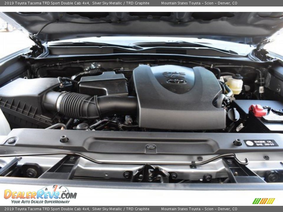 2019 Toyota Tacoma TRD Sport Double Cab 4x4 Silver Sky Metallic / TRD Graphite Photo #31