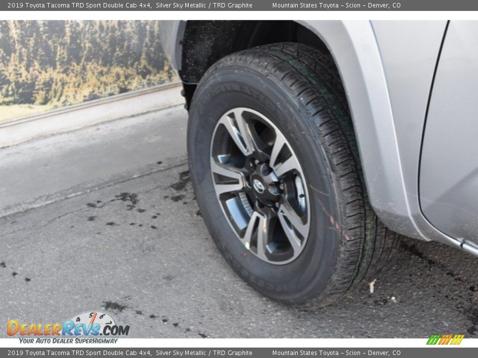 2019 Toyota Tacoma TRD Sport Double Cab 4x4 Silver Sky Metallic / TRD Graphite Photo #32